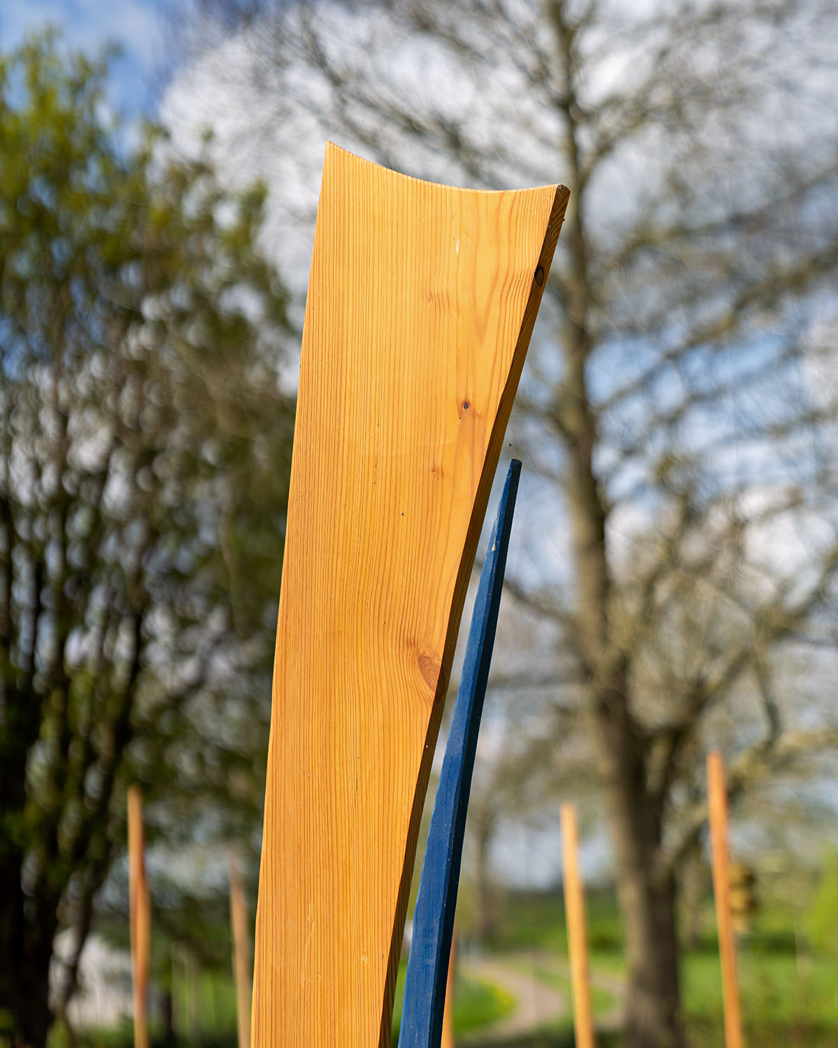 Gartenkunst Holzobjekt