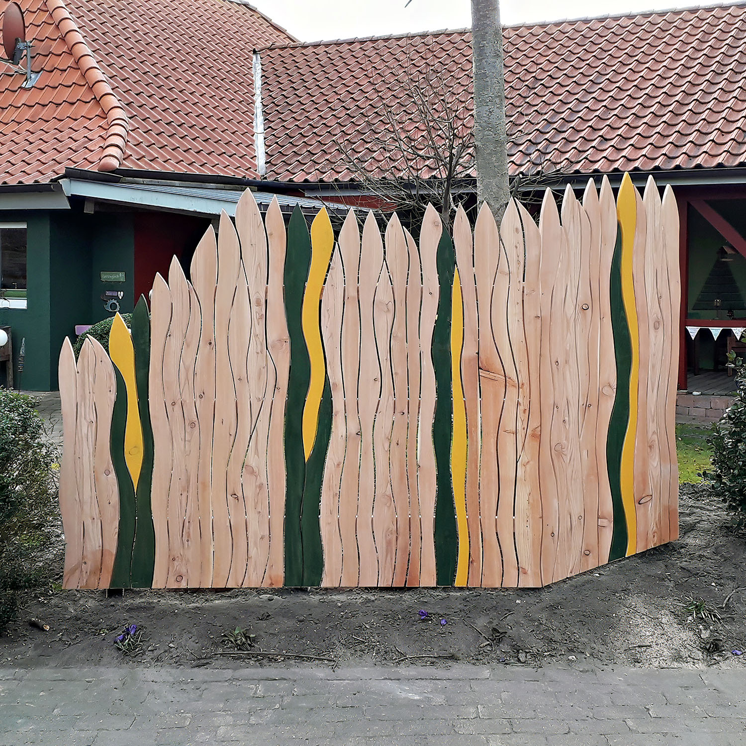 Individueller Sichtschutz aus Holz